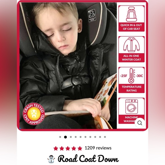 The famous 5 ⭐️ One Kid Road coat - like new!! - Picture 4 of 4